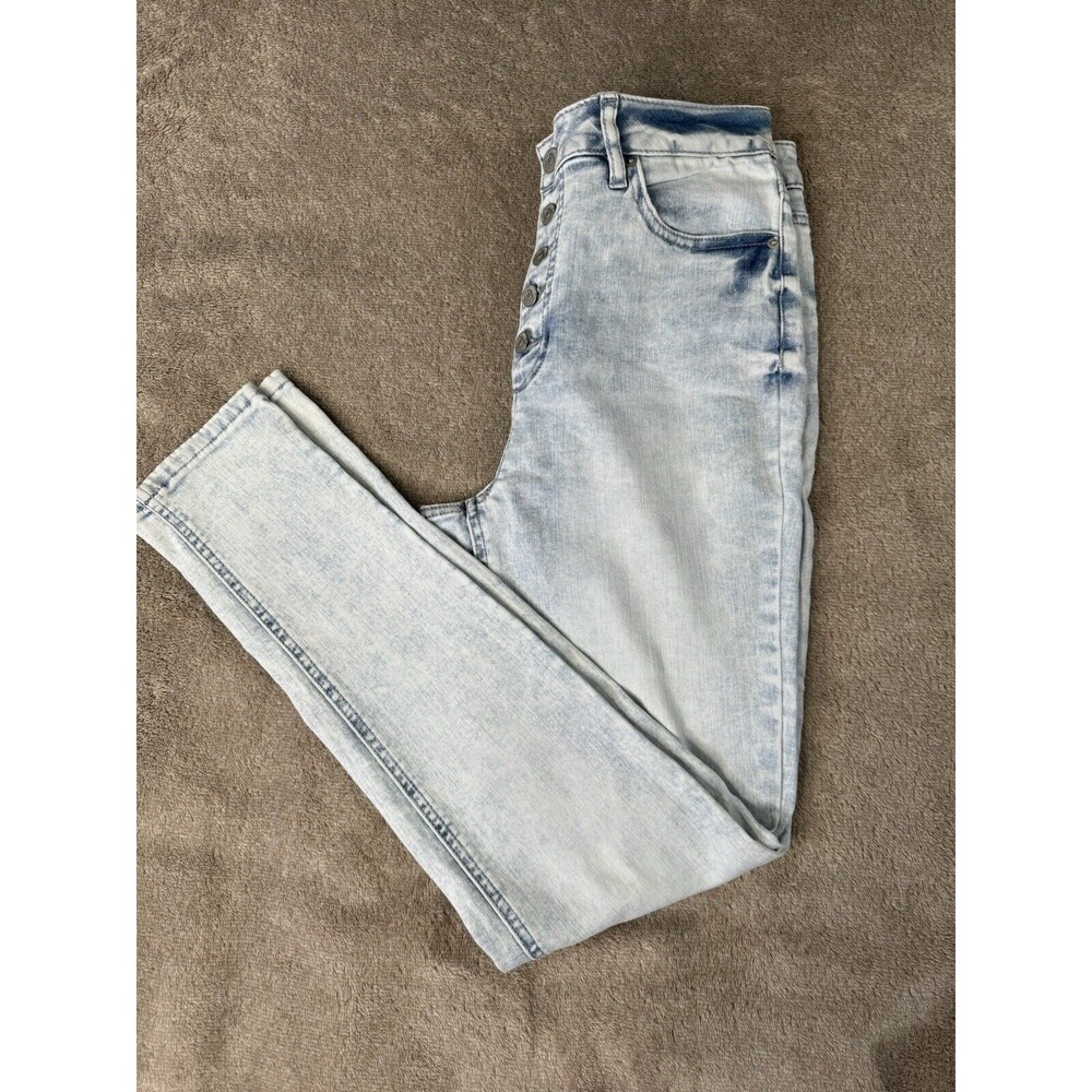 Blue Spice High Waist Skinny Women's Size 9 Acid Wash Blue Denim Jeans